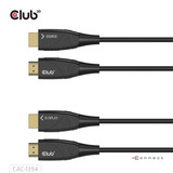 Club 3D Club hi-speed AOC Cable 8K60Hz 100m, Câble Noir