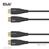 Club 3D HDMI Hybrid AOC 8K60Hz/4K120Hz, 100 m, Câble Noir