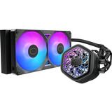 Cooler Master MasterLiquid 240 Atmos II VRM Fan ARGB, Watercooling Noir