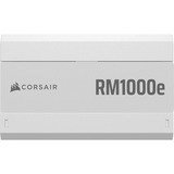 Corsair RM1000e (2025) White, 1000 Watt alimentation  Blanc, 2x 12VHPWR, 2x PCIe, Gestion des câbles
