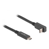 DeLOCK USB-C 3.2 Gen 1 > USB-C, Câble Noir, 1 mètre