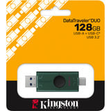 Kingston DataTraveler Duo 128 Go, Clé USB Vert, DTDEG2/128Go