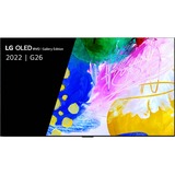 LG OLED65G26LA 65" Ultra HD, TV OLED Argent, 4x HDMI, 3x USB, Optique, CI+, Bluetooth, LAN, WLAN, HDR, Dolby Vision