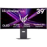 LG UltraGear OLED 39GX900A-B 39" Moniteur UltraWide gaming incurvé  Noir, 2x HDMI, DisplayPort, 2x USB-A, USB-C, 240 Hz