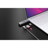 Sitecom Clé USB lecteur de cartes 2 ports USB Gris