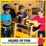 Stanley Junior Jeu d'outils 5 pièces, Outils pour enfants Noir/Jaune, Jeu d'outils 5 pc, 5 ans +