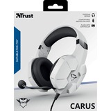 Trust GXT 323W Carus, Casque gaming Blanc