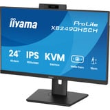 iiyama ProLite XB2490HSCH-B1 23.8" Moniteur Noir, 1x HDMI, 2x USB-C, 2x USB-A, 120 Hz