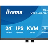 iiyama ProLite XB2490HSCH-B1 23.8" Moniteur Noir, 1x HDMI, 2x USB-C, 2x USB-A, 120 Hz