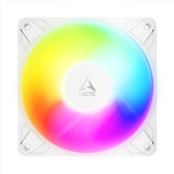 ARCTIC P12 Pro Reverse A-RGB ventilateur de boîtier Blanc, 120 x 120 x 27 mm, PWM, Ventilateur, 12 cm, 124 m³/h, Blanc