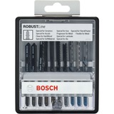 Bosch 2 607 010 574 Lame de scie sauteuse, à chantourner et sabre Jigsaw blade 10 pièce(s), Jeu de lames de scie Jigsaw blade, Multi, 124 mm, 23 mm, 107 mm, 10 pièce(s)