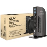Club 3D Station d'accueil USB Gen2 Type-C pour écran triple 4K60Hz Noir