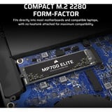 Corsair MP700 ELITE 1 To SSD Noir, PCIe 5.0 x4 NVMe, M.2 2280, 3D TLC NAND