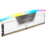 Corsair Vengeance RGB 32 Go DDR5-6000 (2x 16 Go) mémoire vive Blanc, CMH32GX5M2D6000Z38W, XMP, EXPO