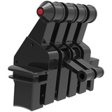 Honeycomb Aeronautical Throttle Pack for Airbus A319 – A380, Régulateur de poussée Noir