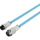 HyperX Coiled Cable, USB-C, Câble Bleu clair/Blanc, 1,2 m