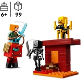 LEGO Minecraft - La bataille de lave dans le Nether, Jouets de construction 21266