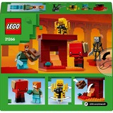 LEGO Minecraft - La bataille de lave dans le Nether, Jouets de construction 21266