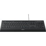 Logitech Comfort K280e clavier Noir, Layout EU (QWERTY), Rubberdome
