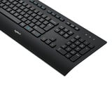 Logitech Comfort K280e clavier Noir, Layout EU (QWERTY), Rubberdome