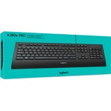 Logitech Comfort Keyboard K280e, clavier Noir, Layout l’UE (QWERTY), Rubberdome