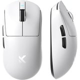 MCHOSE Souris gaming sans fil A7 Pro Blanc, Jusqu'à 26 000 ppp, 2,4 GHz / USB-C / Bluetooth