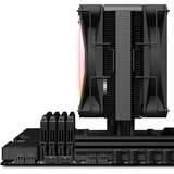 NZXT T120 RGB Refroidisseur CPU Noir, LED RGB, connecteur ventilateur PWM 4 broches