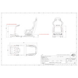 Res-Tech SIMPLY - GT Cockpit, Simulateur de course Noir/Rouge, Châssis acier tubulaire