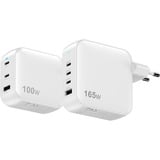 Sitecom Chargeur mural GaN de 165 W Blanc