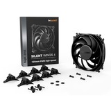 be quiet! Silent Wings 4 PWM high-speed ventilateur de boîtier Noir, 120 x 120 x 25 mm