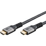 goobay Câble HDMI Ultra High-Speed Plus Gris, 0,5 mètre