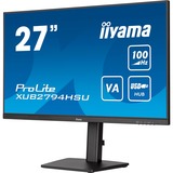 iiyama ProLite XUB2794HSU-B6 27" Moniteur Noir (Mat), HDMI, DisplayPort, Sound