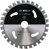 Bosch 2 608 837 746 lame de scie circulaire 13,6 cm 1 pièce(s) Métal, 13,6 cm, 2 cm, 1,2 mm, 5400 tr/min, 1,6 mm