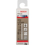 Bosch Bosc 10 Metallbohrer HSS-Co 2,0x29x49mm, Perceuse 