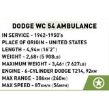 COBI Collection historique - Ambulance Dodge WC-54, Jouets de construction Échelle 1:35