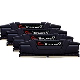 G.Skill Ripjaws V F4-3600C18Q-128GVK module de mémoire 128 Go 4 x 32 Go DDR4 3600 MHz Noir, 128 Go, 4 x 32 Go, DDR4, 3600 MHz