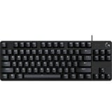 Logitech G413 TKL SE clavier gaming mécanique Noir, Layout BE (AZERTY), 80 % (TKL)