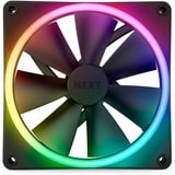 NZXT F140 RGB DUO ventilateur de boîtier Noir, 140 x 140 x 25 mm, PWM, sans contrôleur