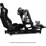 Next Level Racing GTElite Lite Wheel Plate Edition, Simulateur de course Noir