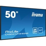 iiyama iiya 50 L LH5041UHS-B2AG LCD 4K UHD VA, Affichage public Noir