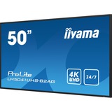 iiyama iiya 50 L LH5041UHS-B2AG LCD 4K UHD VA, Affichage public Noir