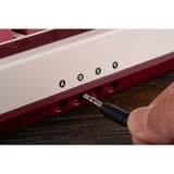 8BitDo Clavier mécanique rétro Fami Edition, clavier gaming Beige/Rouge, Layout États-Unis, Kailh Box White, Bluetooth Low Energy, sans fil 2.4G, USB