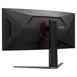 AOC CU34G4ZCA 34" Moniteur UltraWide gaming incurvé  Noir/Rouge, HDMI, DisplayPort, USB-C, 250 Hz