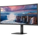 AOC CU34V5C/BK 34" Moniteur UltraWide incurvé Noir, 1x DisplayPort, 1x HDMI, 1x USB-C, 4x USB-A