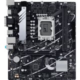 ASUS PRIME B760M-K D4 carte mère socket 1700 Noir/Argent, RAID, 2.5 Gb-LAN, Son, µATX