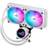 ASUS ROG Strix LC III 240 ARGB Édition blanche, Watercooling Blanc, Kit de refroidissement du liquide, 12 cm, Blanc