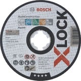 Bosch X-LOCK MULTI CONSTRUCTION Disque de coupe Disque de découpe Bosch Professional X-LOCK Rapido Multi Material 125mm droit (125 x 1,6 x 22,23mm)