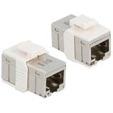 DeLOCK Adaptateur jack RJ-45 vers jack RJ-45 compact Cat.6A, Raccord 