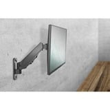 Digitus Support universel pour moniteur unique avec ressort à gaz, Support de moniteur Noir