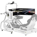 Fanatec GT Triple Monitor Expansion, Support Blanc/Noir